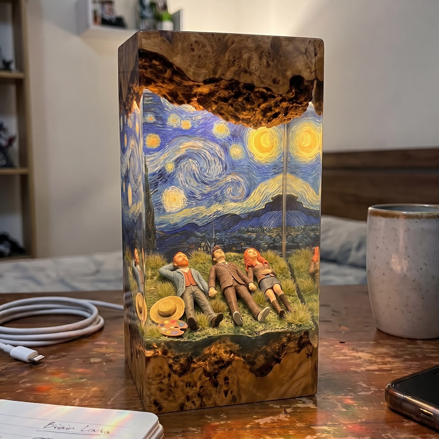 Hand Made Doctor Who - Resin Lamp