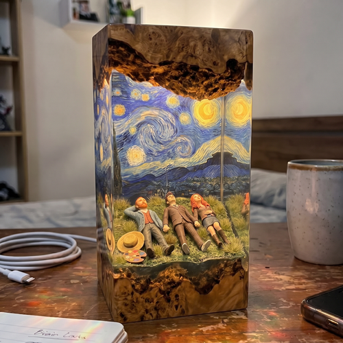 Hand Made Doctor Who - Resin Lamp