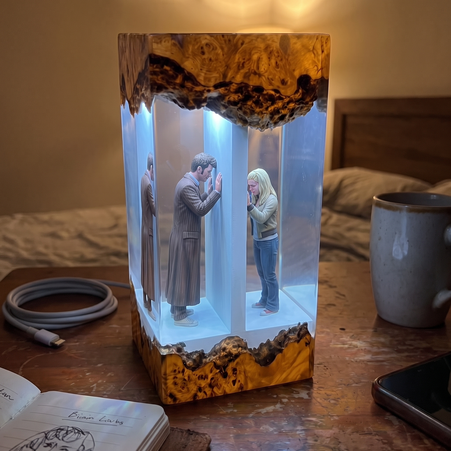Hand Made Doctor Who - Resin Lamp
