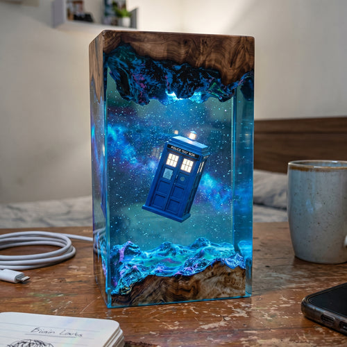 Hand Made Doctor Who - Resin Lamp