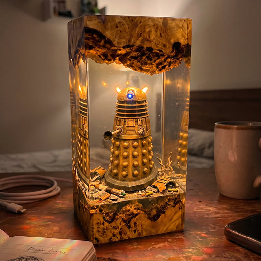 Hand Made Doctor Who - Resin Lamp