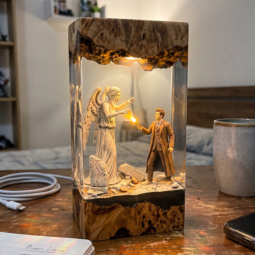 Hand Made Doctor Who - Resin Lamp